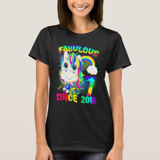 Unicorn 7:e Birthday Unicorn Girl Sinc T Shirt