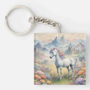 Unicorn Acrylic Keychain