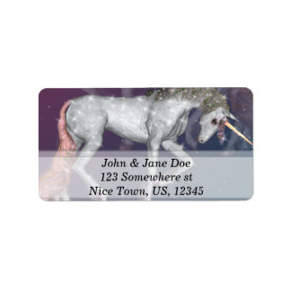 Unicorn Adressetikett