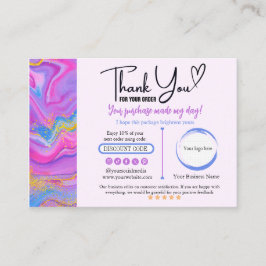 Unicorn-Affärskort för hantverksföretag Visitkort