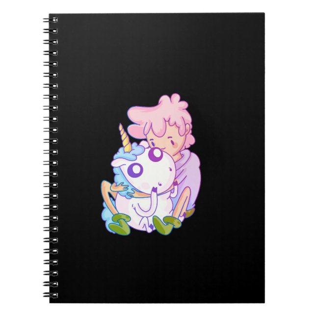 Unicorn Älskare Anteckningsbok (Framsidan)