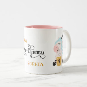 Unicorn Älskare Gift God jul Mugg
