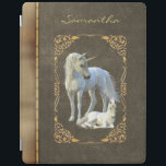 Unicorn Älskare Leather Bok tittar Bronze iPad Skydd<br><div class="desc">Den här designen kan vara personlig i det område som tillhandahålls genom att ändra fotot och/eller text. Du kan också anpassa den genom att klicka för att anpassa ytterligare alternativ och ta bort eller ändra färg i bakgrunden, lägga till text, ändra texten färg eller stil eller ta bort texten för...</div>