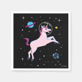 Unicorn Animals in Space Pappersservett