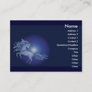 unicorn - anpassade visitkort