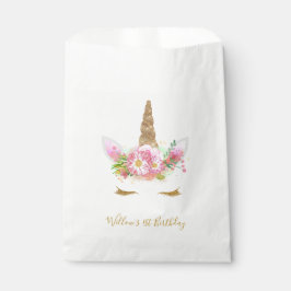 Unicorn Ansikte Favor Bag