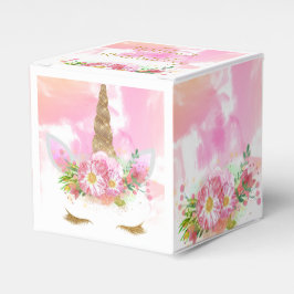 Unicorn Ansikte Favor Bag Presentaskar