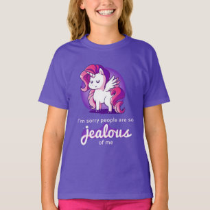 Unicorn är en hemsk Elak Girls T Shirt