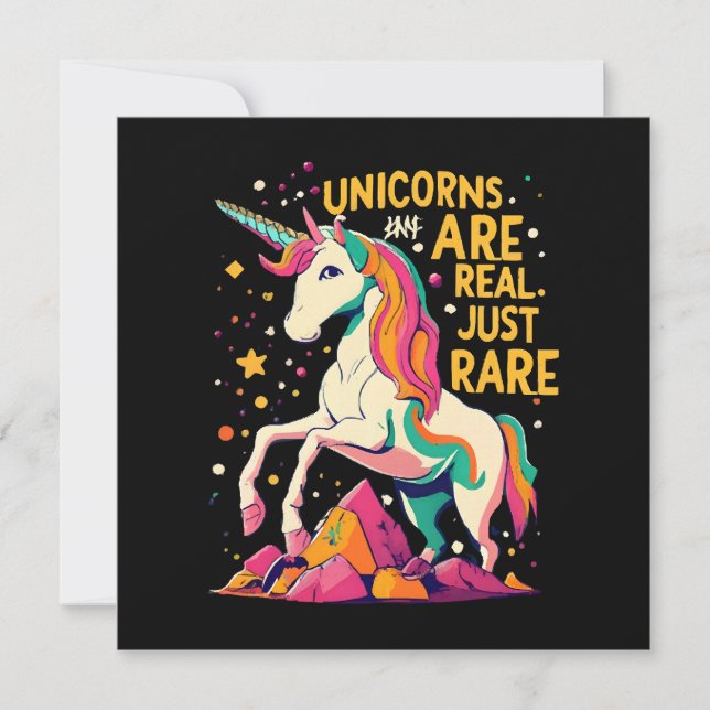 Unicorn är ett verkligt rättvist sällsynt (Framsida)