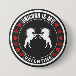 Unicorn är min valentin knapp
