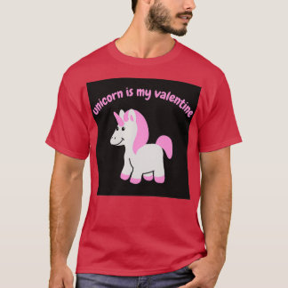Unicorn är min valentine kärlek t shirt