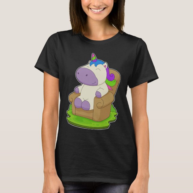 Unicorn Armstol T Shirt (Framsida)