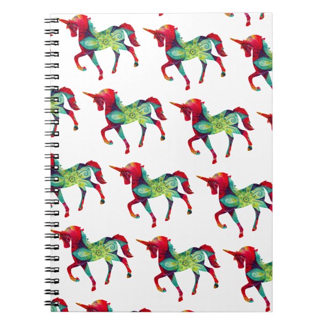 Unicorn Art-anteckningsbok Anteckningsbok (Framsidan)