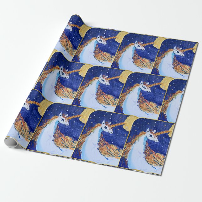 Unicorn "Art by Kids" Presentpapper (Utrullad)