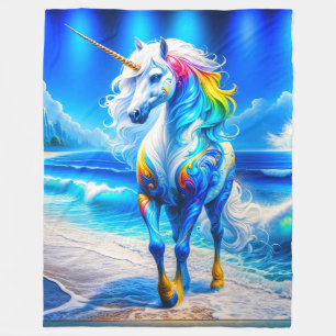 Unicorn Art Fleecefilt