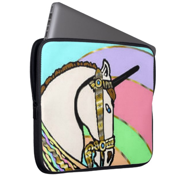 Unicorn Art Laptop sleeve (Framsidan Höger)