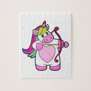 Unicorn as Archer with Bow and Prow Pussel