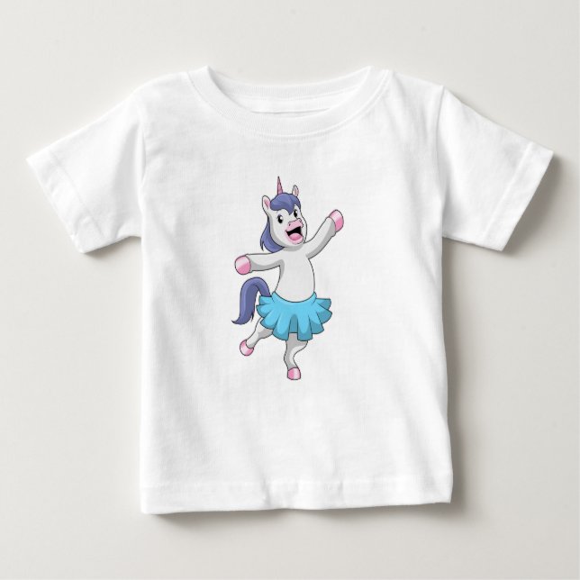 Unicorn as Ballerina i Ballet T Shirt (Framsida)