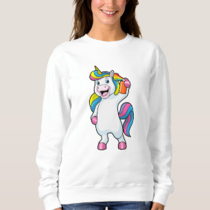 Unicorn as Hairdresser with Hairspray T Shirt