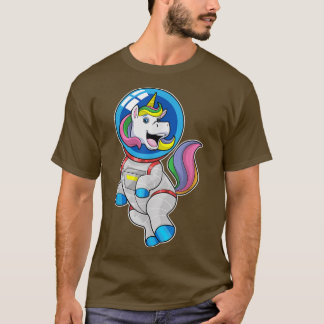 Unicorn Astronaut Space T Shirt