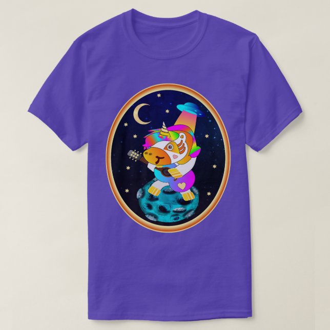 UNICORN ASTRONAUT T SHIRT (Design framsida)