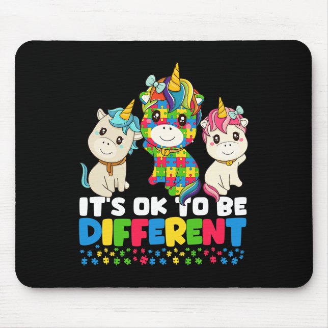 Unicorn Autism Awareness Musmatta (Framsidan)