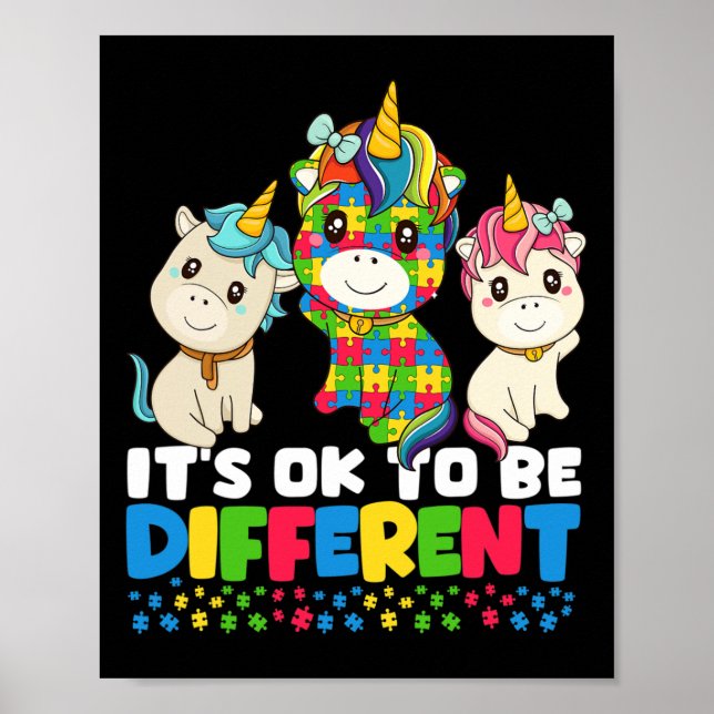 Unicorn Autism Awareness Poster (Framsidan)
