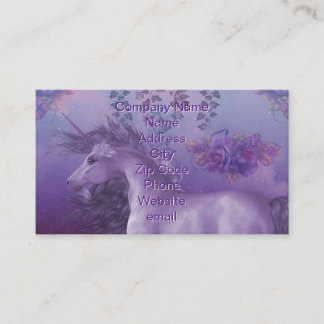 Unicorn Autumn Ro Visitkort