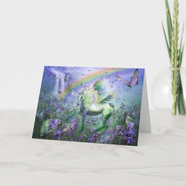 Unicorn av Buttysen ArtCard Kort (Framsida)