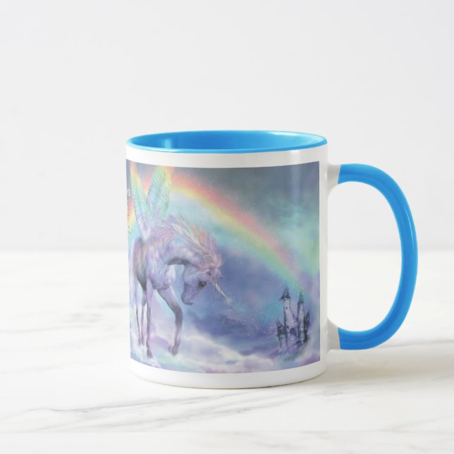 Unicorn av regnbågemuggen mugg (Höger)
