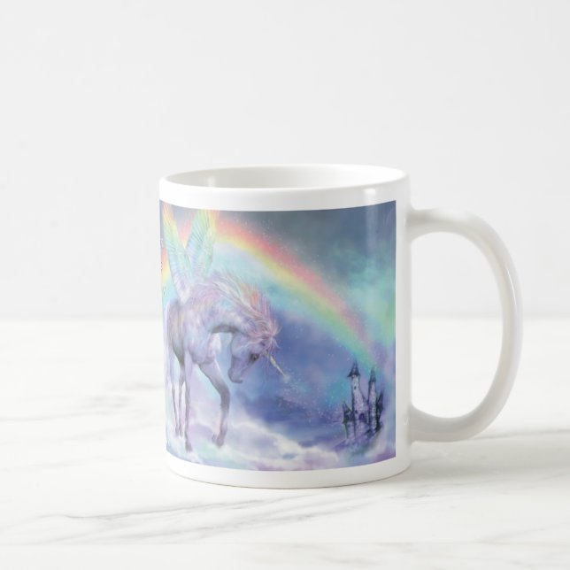 Unicorn av regnbågemuggen mugg (Höger)
