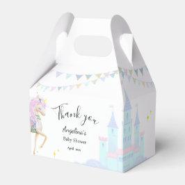 Unicorn Baby Shower Favor Box. Presentaskar