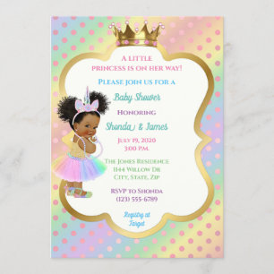 Unicorn Baby Shower-inbjudan Inbjudningar