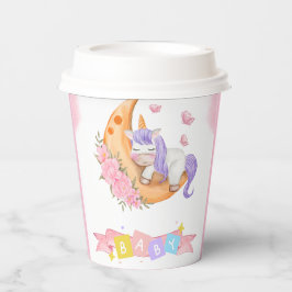 Unicorn Baby Shower Papper Kopp
