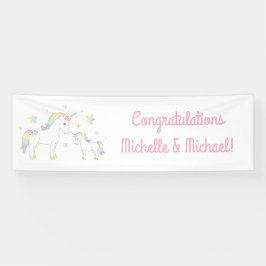 Unicorn Baby Shower Pastel Rainbow Cute