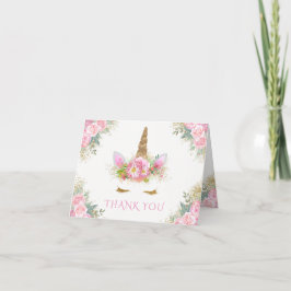 Unicorn Baby Shower - tackkort