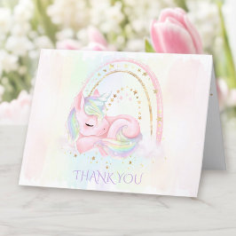 Unicorn Baby Shower - tackkort