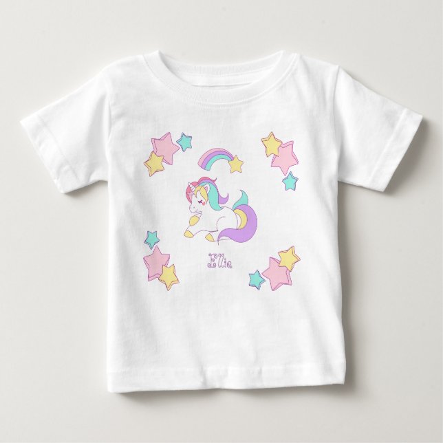 Unicorn Baby T-shirt (Framsida)