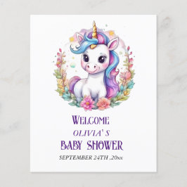 Unicorn babydusch