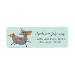 Unicorn | Babyskor | RETURETIKETTER Returadress Etikett