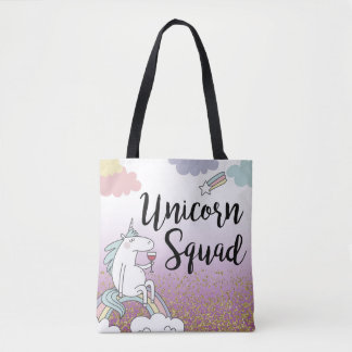 Unicorn Bachelorette Tote Tygkasse