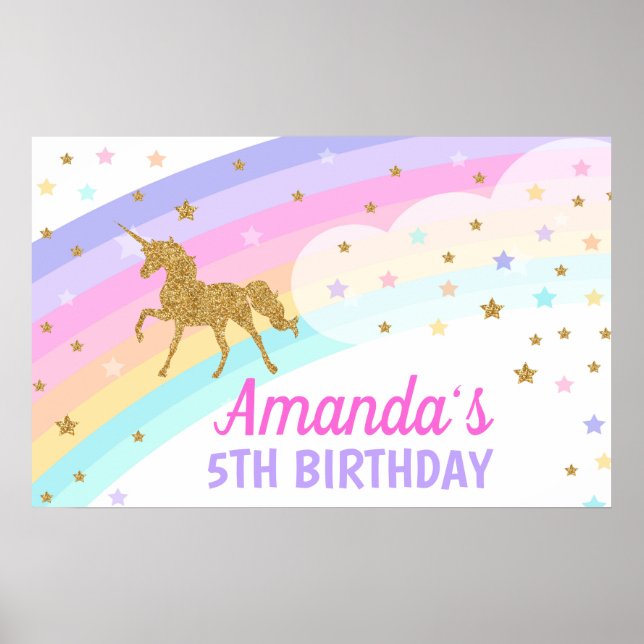 Unicorn BackDrop Poster (Framsidan)