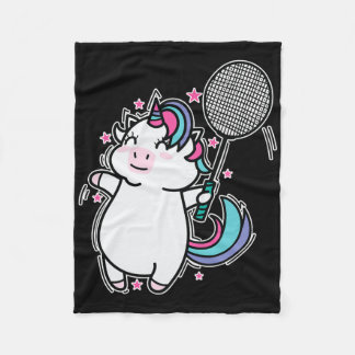 Unicorn Badminton Fleecefilt
