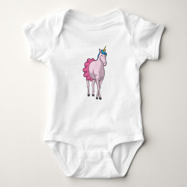 Unicorn Ballerina Ballet T Shirt (Framsida)