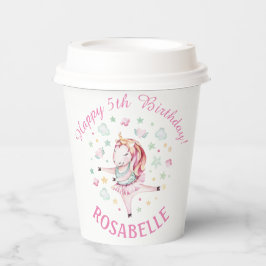 Unicorn Ballerina Rosa Födelsedagsfest