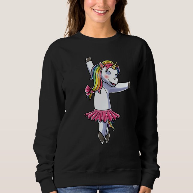 Unicorn Ballet Dance Ballerina Dancing Danseuse  1 T Shirt (Framsida)