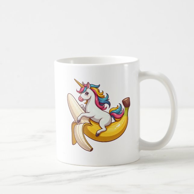 Unicorn banan kaffemugg (Höger)