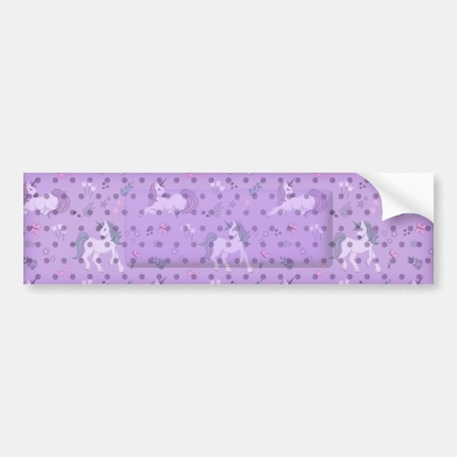 Unicorn Bandage Band Aid Bumper Sticker Bildekal (Framsidan)