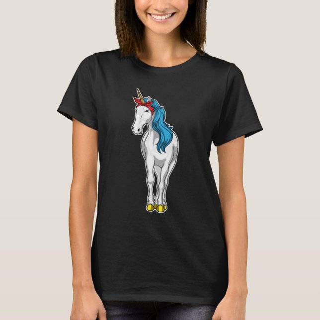 Unicorn Bandana T Shirt (Framsida)