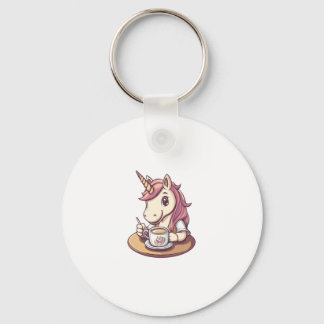 Unicorn Barista (1) Nyckelring